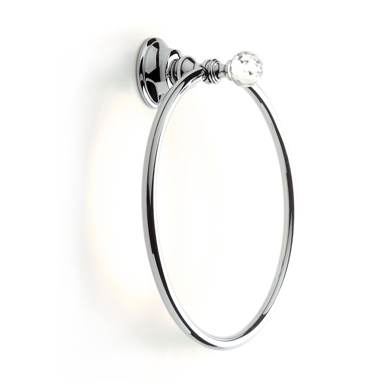 Crystal towel ring sale